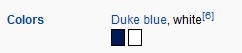 Duke colors